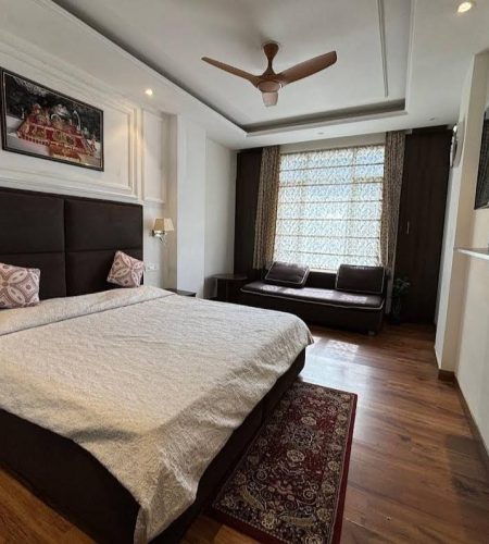 premium black bed room